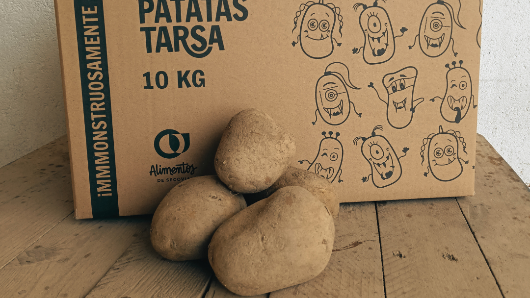 Caja 10 kg patatas agria de la cosecha de Patatas Tarsa
