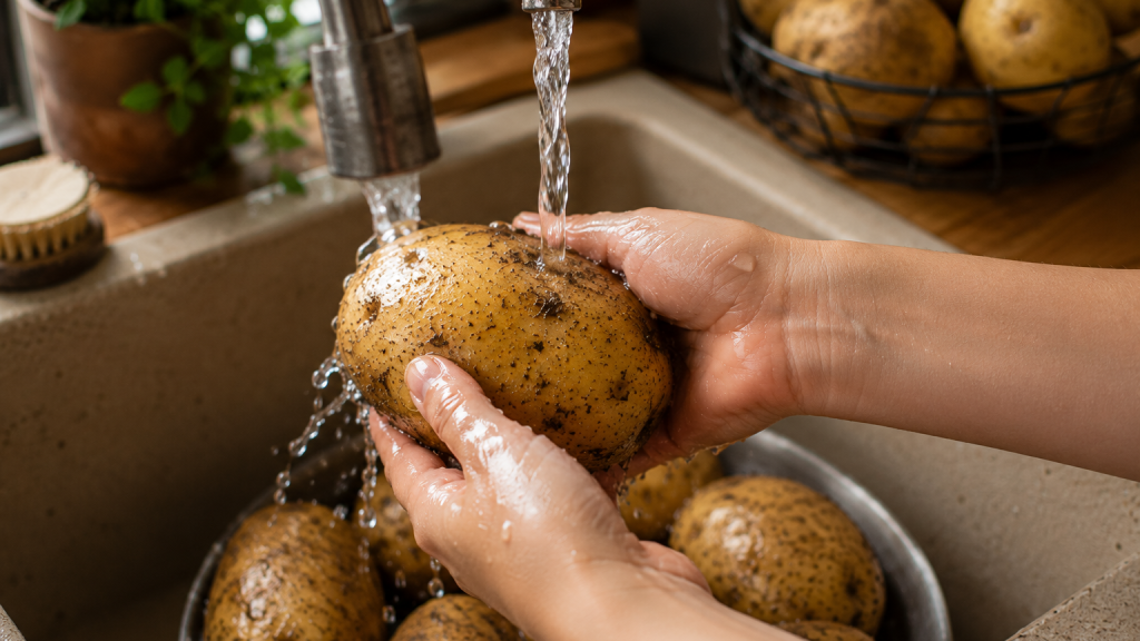 No se deben lavar las patatas-Patatas Tarsa