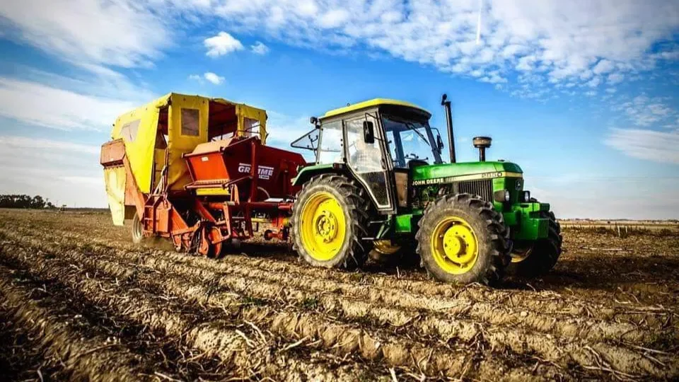 Cosechadora de patata de Pinarnegrillo de Patatas Tarsa