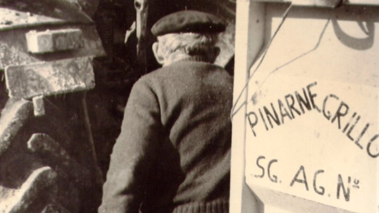 El abuelo Sinfo en una foto del pasado 