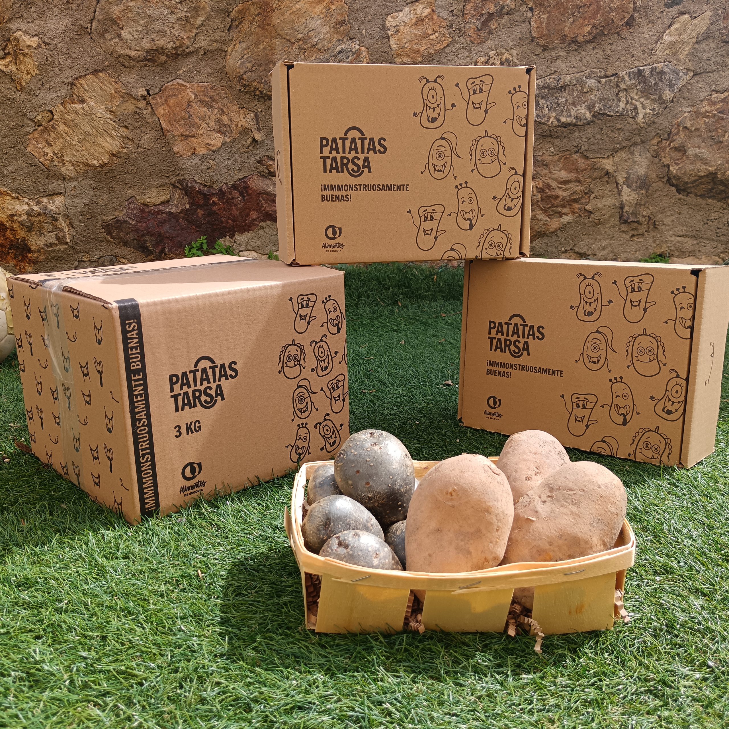 Pack Dúo Gourmet de Patatas Tarsa con patata violeta y patata agria