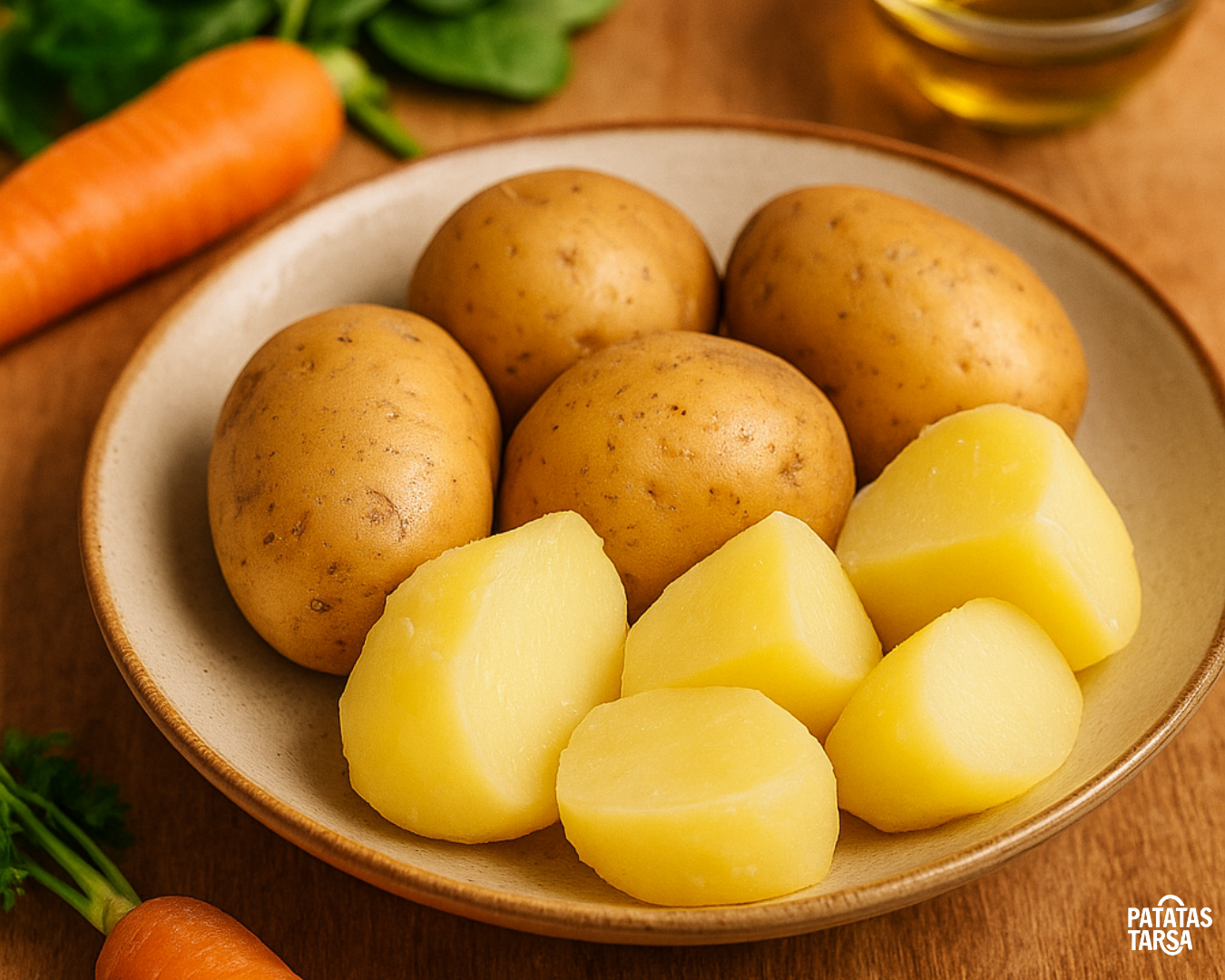 Patata cocida saludable de Patatas Tarsa